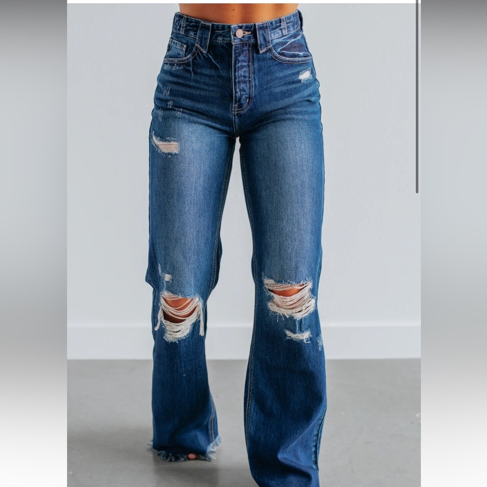 NWOT Kancan Wynn wide leg jeans